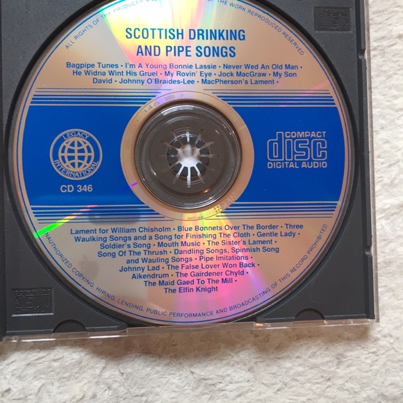 Scottish Songs CD - Picture 4 of 4
